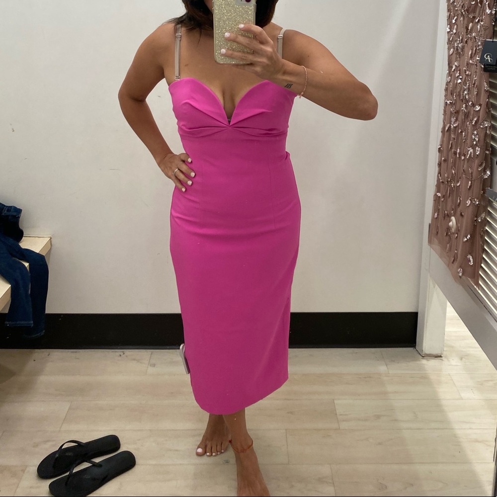 SLIMMING BARDOT DRESS SIZE SMALL